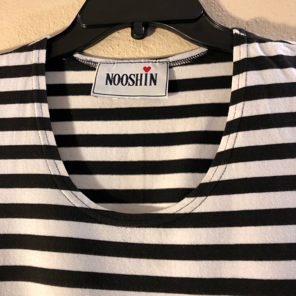 DONATED Nooshin Sleeveless Striped Tank Top - Picture 2 of 10